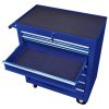 Trólei de oficina para ferramentas com 7 gavetas azul - Image 4
