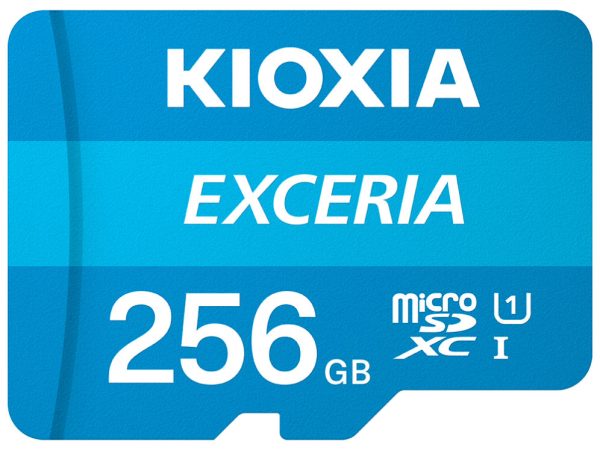 Tarjeta memoria micro secure digital sd kioxia 256gb exceria uhs - i c10 r100 con adaptador