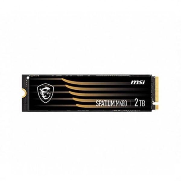 Disco duro interno solido ssd msi spatium m480 2tb m.2 pcie 4