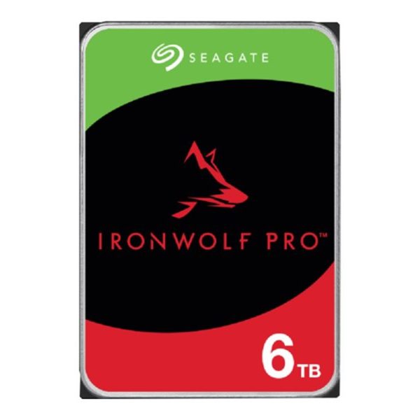 Disco duro interno hdd seagate ironwolf pro nas st6000nt001 6tb 3.5pulgadas 7200rpm -  256mb -  sata 6gb - s