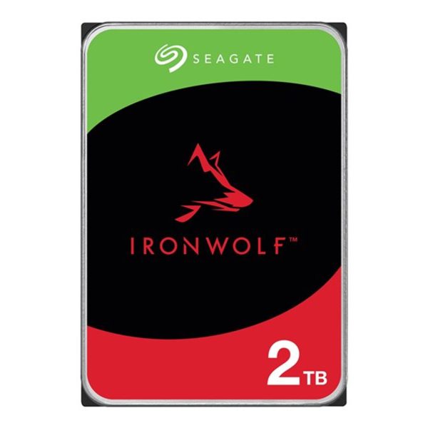 Disco duro interno hdd seagate ironwolf nas st2000vn003 2tb 3.5pulgadas 5400rpm -  256mb -  sata 6gb - s