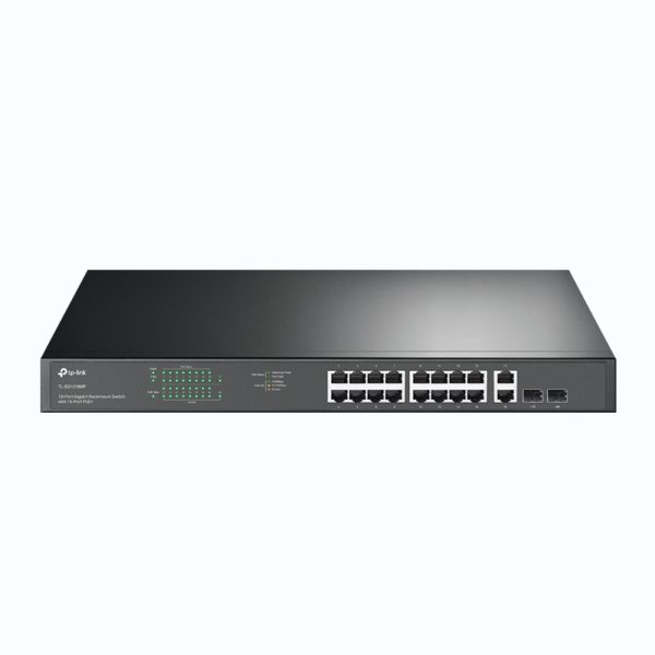 Switch 18 puertos tp - link tl - sg1218mp 16 puertos gigabit poe 2 puertos sfp