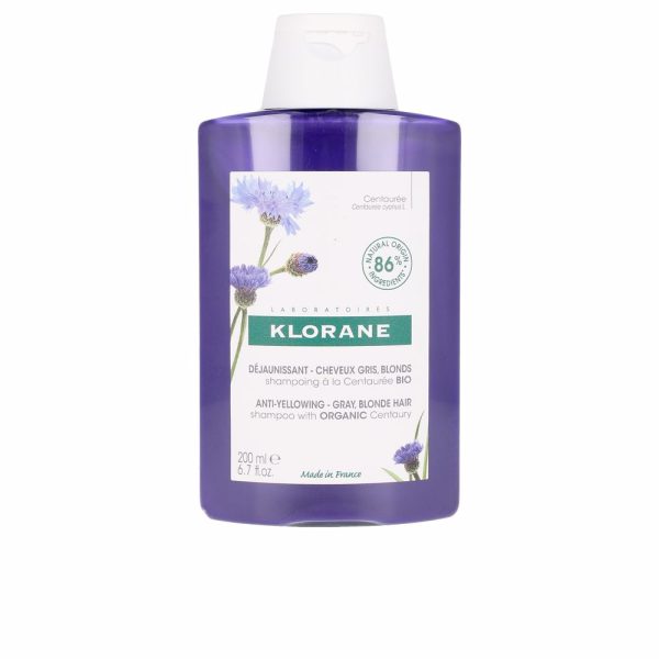 A LA CENTAUREA BIO shampoo anti-amarelecimento para cabelos grisalhos e loiros 200 ml