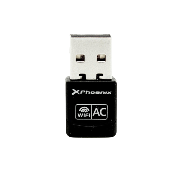Phoenix nano adaptador usb receptor red inalámbrico 600mbps dual band