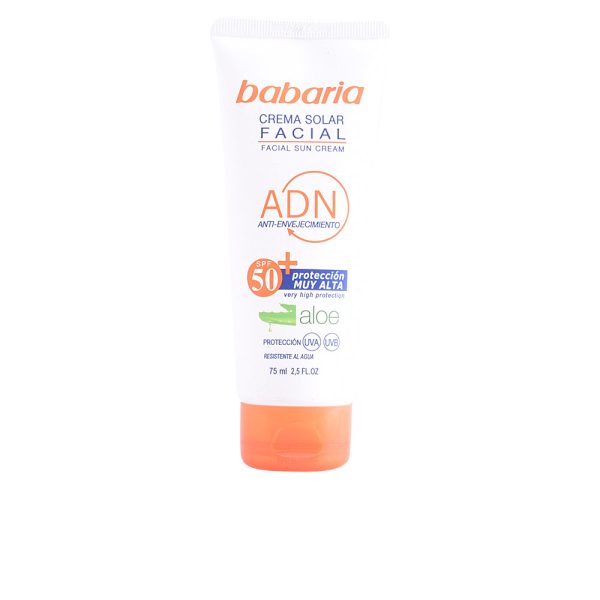 SOLAR ADN crema solar facial aloe vera SPF50  75 ml