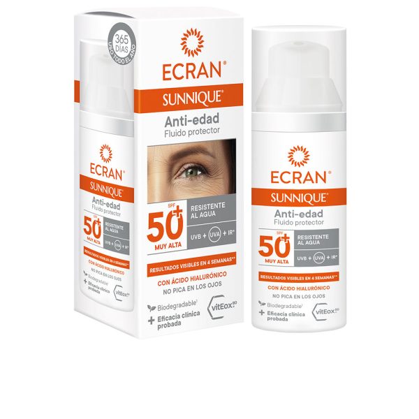 ECRAN SUNNIQUE antienvelhecimento facial SPF50+ 50 ml