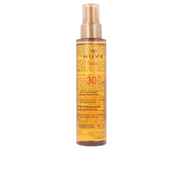 NUXE SUN aceite bronceador rostro y cuerpo SPF30 150 ml