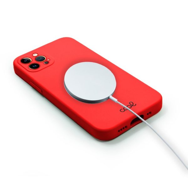 Carcasa COOL Para iPhone 14 Pro Max Magnética Cover Rojo - Image 3