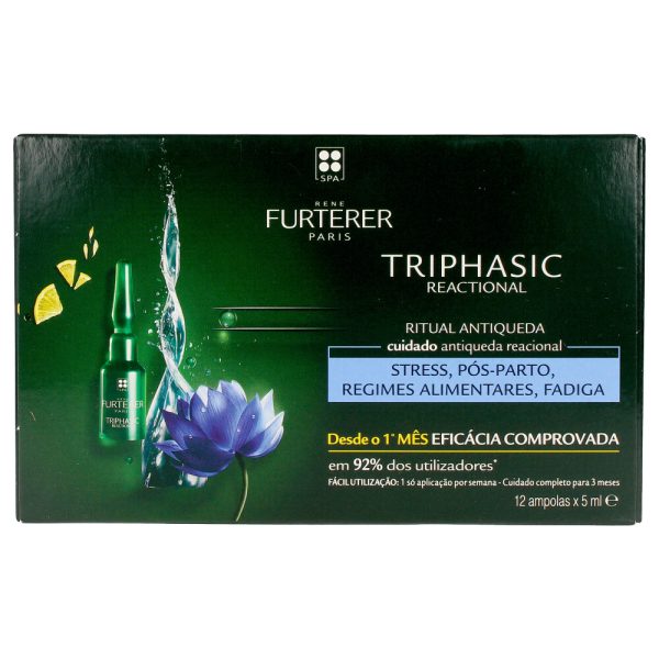 Ampolas rituais anti-queda TRIPHASIC REACCIONAL 12 x 5 ml