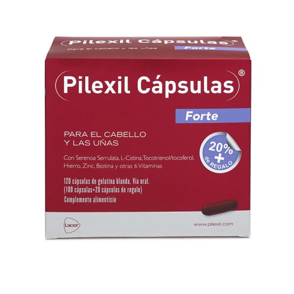 PILEXIL FORTE cápsulas promo 100 + 20 brinde 120 u