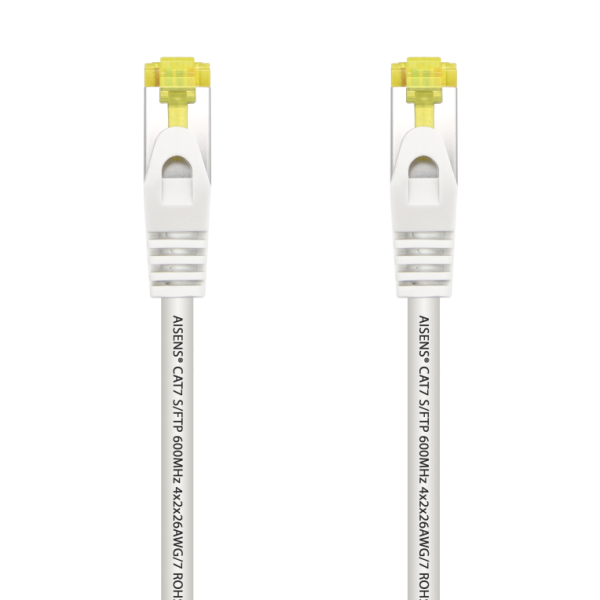 CABLE DE RED AISENS LATIGUILLO RJ45 LSZH CAT.7 SFTP PIMF AWG26 BLANCO 25CM