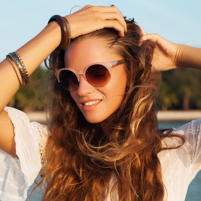 close-up-portrait-beautiful-woman-white-dress-tropical-beach-sunset-wearing-stylish-sunglasses