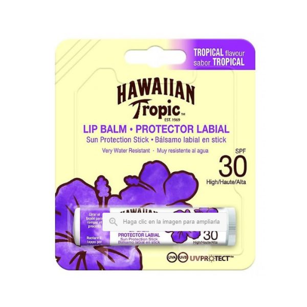 Hawaiian Tropic Protector Labial Bálsamo Labial En Stick Spf30 Water Resistant