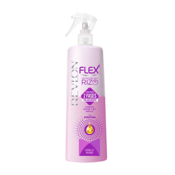 Revlon Flex 2 Fases Acondicionador Sin Aclarado Definición Rizos 400ml