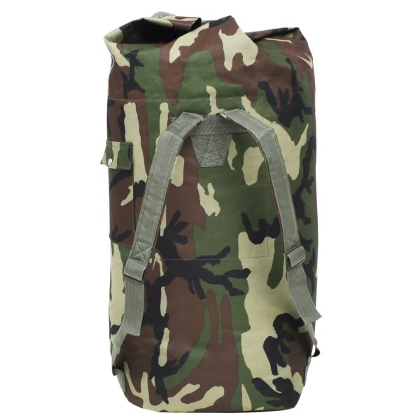 Saco de pano estilo militar 85 L camuflagem - Image 3