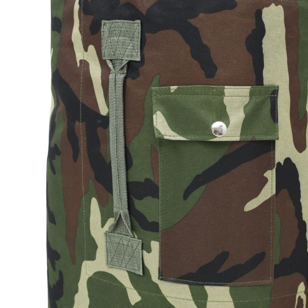 Saco de pano estilo militar 85 L camuflagem - Image 6