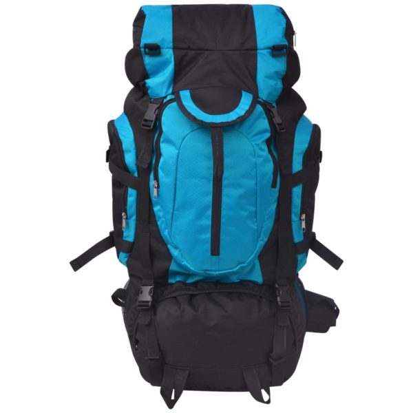 Mochila de caminhada XXL 75 L preto e azul - Image 2