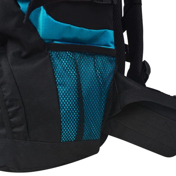 Mochila de caminhada XXL 75 L preto e azul - Image 6