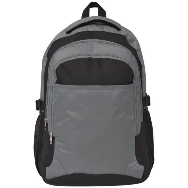 Mochila escolar 40 L preto e cinzento - Image 2