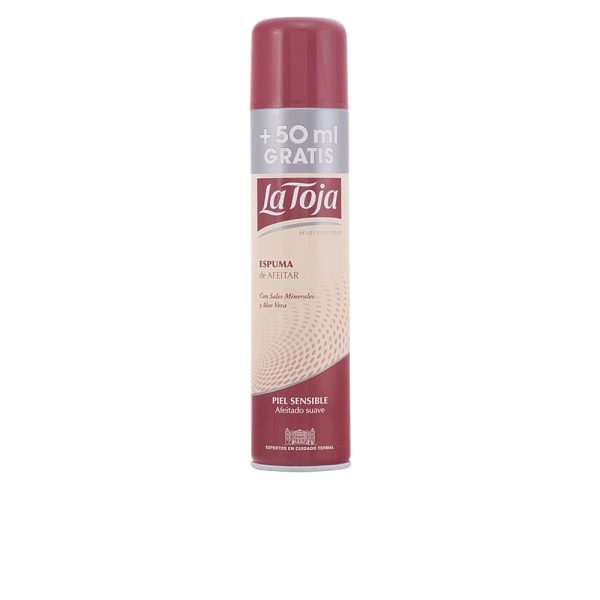 HIDROTERMAL Espuma de barbear spray para pele sensível 250 + 50 ml