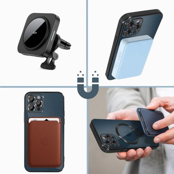 Carcasa COOL para iPhone 15 Plus Magnética Borde Plata - Image 5