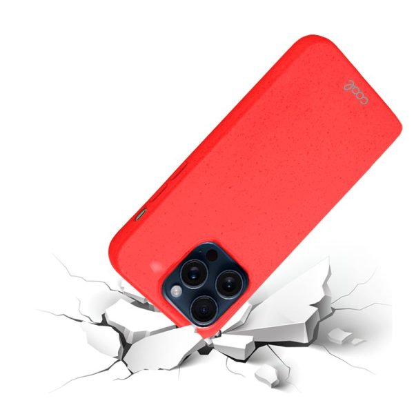 Carcasa COOL para iPhone 15 Pro Eco Biodegradable Rojo - Image 4