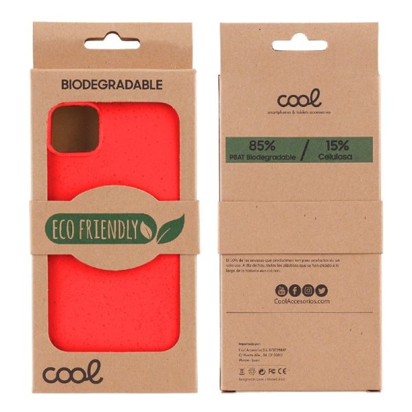 Carcasa COOL para iPhone 15 Pro Eco Biodegradable Rojo - Image 7