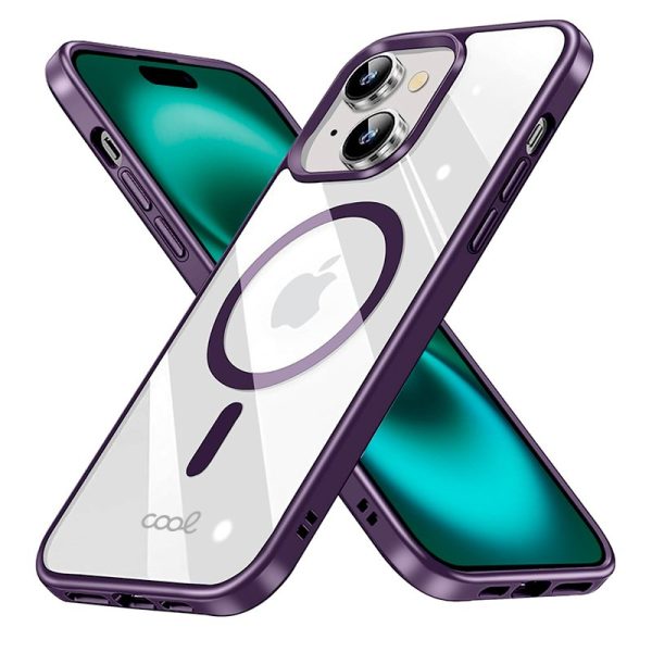 Carcasa COOL para iPhone 16 Plus Magnética Borde Violeta - Image 2