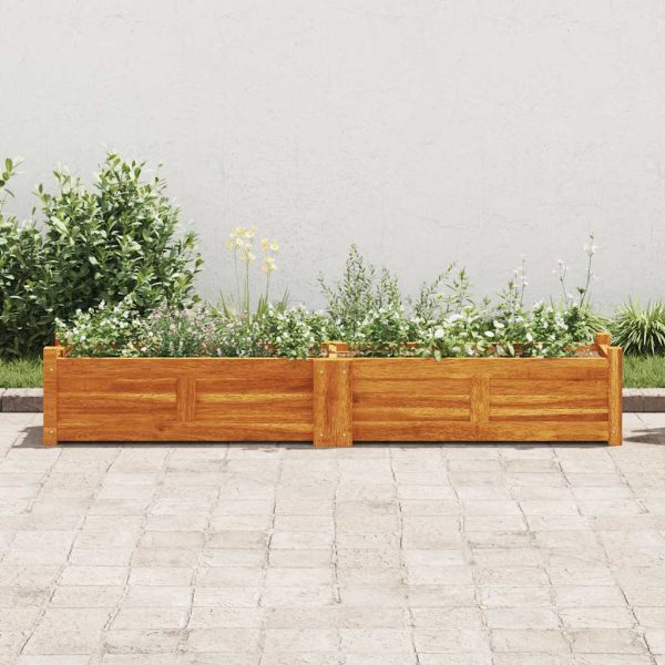 Canteiro elevado de jardim 150x30x25 cm madeira de acácia - Image 2