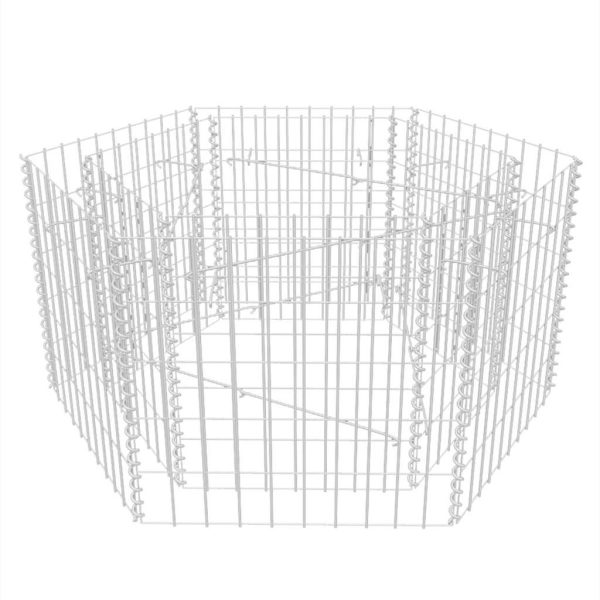 Canteiro elevado/cesto gabião hexagonal 100x90x50 cm - Image 3