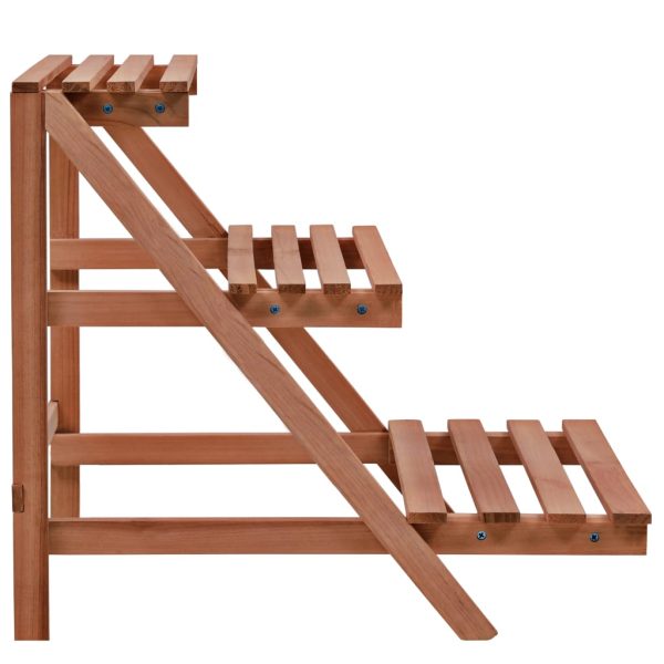 Suporte para plantas de 3 níveis madeira de cedro 48x45x40 cm - Image 2