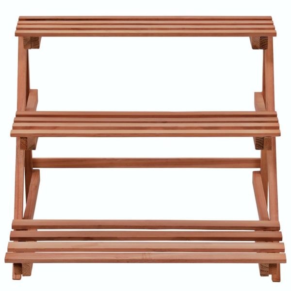 Suporte para plantas de 3 níveis madeira de cedro 48x45x40 cm - Image 3