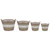 Cestos para vasos 4 pcs vime com forro em PE - Image 2