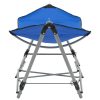 Rede com suporte dobrável azul - Image 2