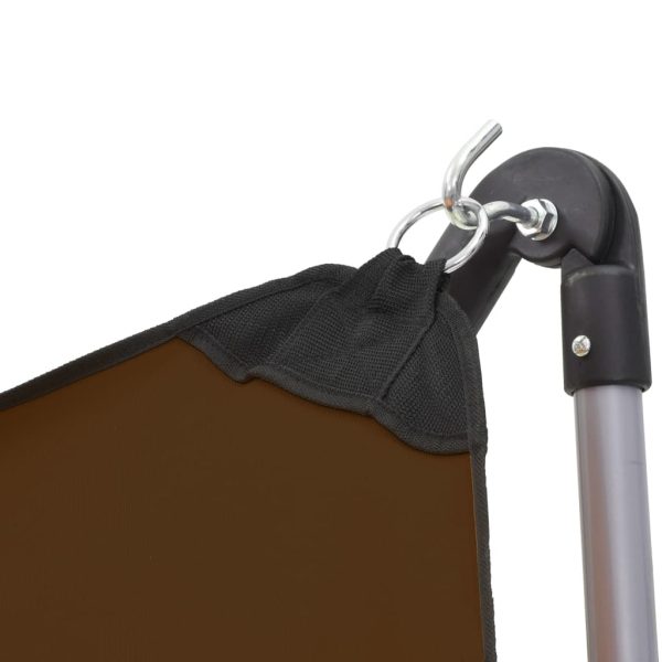 Rede com suporte dobrável castanho - Image 6
