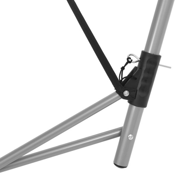 Rede com suporte dobrável castanho - Image 7