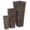 Vasos/floreiras 3 pcs jacinto de água castanho-escuro - Image 7