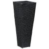 Vasos/floreiras 3 pcs jacinto de água preto - Image 5
