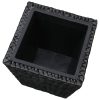 Vasos/floreiras 3 pcs jacinto de água preto - Image 6