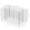 Canteiro elevado/cesto gabião 90x50x50 cm aço galvanizado - Image 7