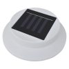 Candeeiros solares de exterior LED para vedações 12 pcs branco - Image 5
