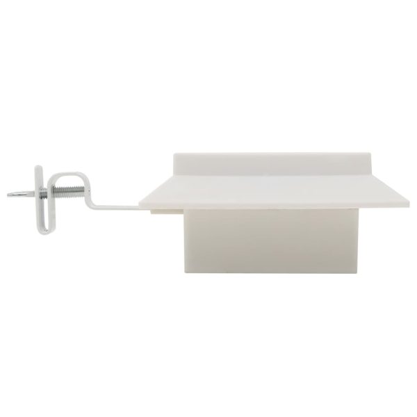 Candeeiro de exterior solar LED 12 pcs branco quadrado 12 cm - Image 4