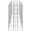 Canteiro elevado/cesto gabião 180x30x60 cm aço galvanizado - Image 4