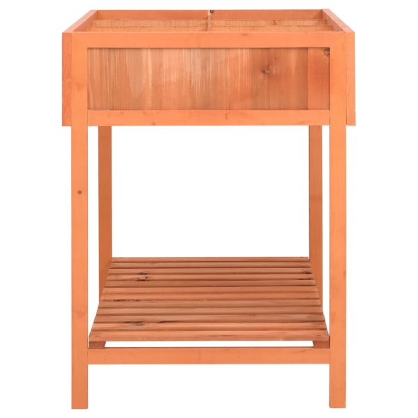 vidaXl Floreira para ervas aromáticas 80x60x80 cm abeto maciço - Image 3