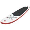 Prancha de paddle SUP insuflável vermelho e branco - Image 2