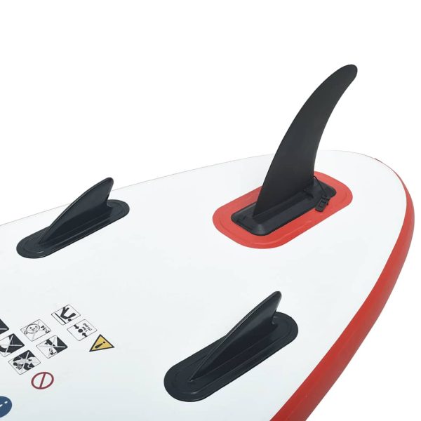Prancha de paddle SUP insuflável vermelho e branco - Image 5
