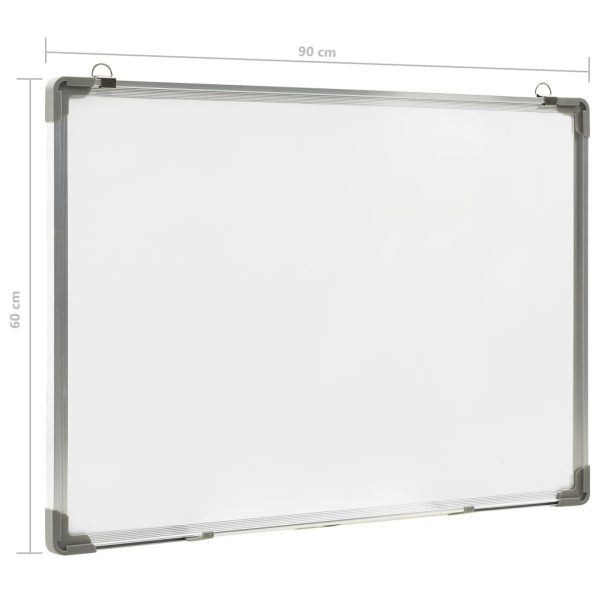 Quadro de escrita magnético 90x60 cm aço branco - Image 9