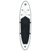 Conjunto prancha de paddle SUP insuflável preto e branco - Image 3