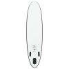 Conjunto prancha de paddle SUP insuflável preto e branco - Image 4