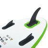 Conjunto prancha de paddle SUP insuflável verde e branco - Image 7